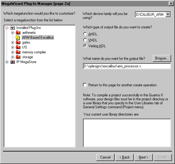 MegaWizard Plug-In Manager Page 2a